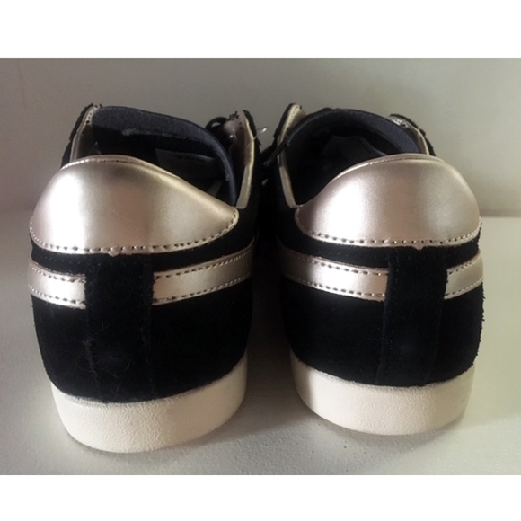 *SOLD* GOLA BLACK SUEDE / ROSE GOLD SNEAKERS -NEW! - Picture 3 of 8